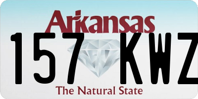 AR license plate 157KWZ