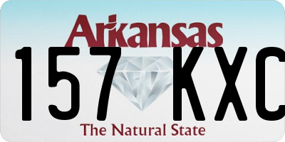 AR license plate 157KXC