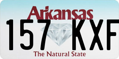 AR license plate 157KXF