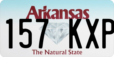 AR license plate 157KXP