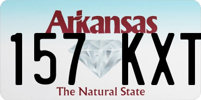 AR license plate 157KXT