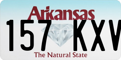 AR license plate 157KXV