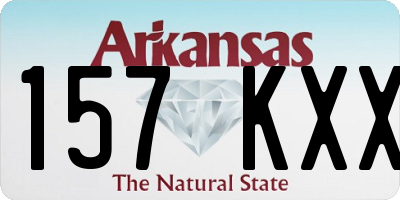 AR license plate 157KXX