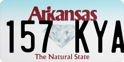 AR license plate 157KYA
