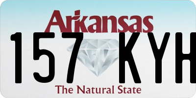 AR license plate 157KYH