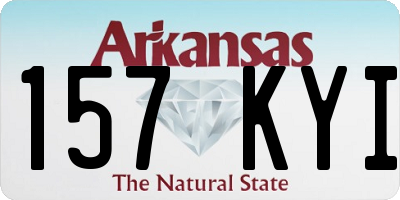 AR license plate 157KYI