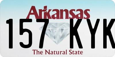 AR license plate 157KYK