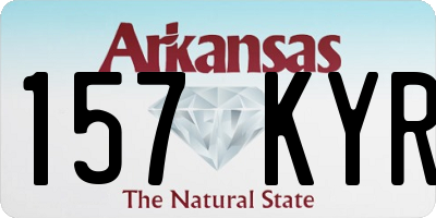 AR license plate 157KYR