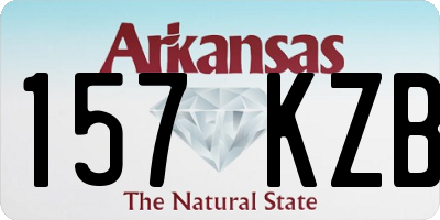 AR license plate 157KZB