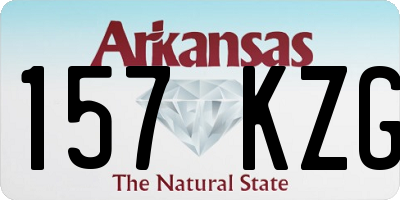 AR license plate 157KZG
