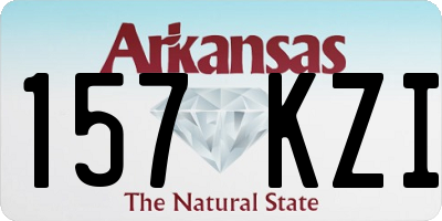 AR license plate 157KZI