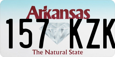 AR license plate 157KZK