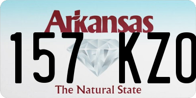 AR license plate 157KZO