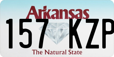 AR license plate 157KZP