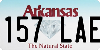 AR license plate 157LAE