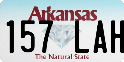 AR license plate 157LAH