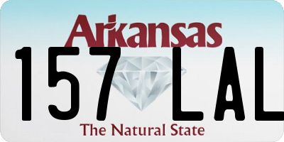 AR license plate 157LAL