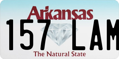 AR license plate 157LAM