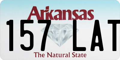 AR license plate 157LAT