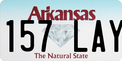 AR license plate 157LAY