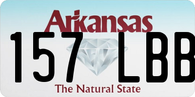 AR license plate 157LBB