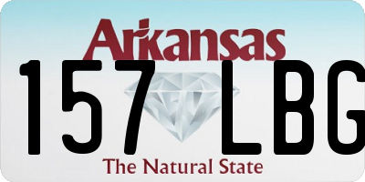 AR license plate 157LBG