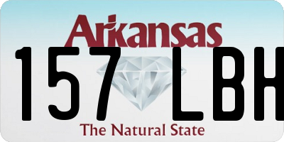 AR license plate 157LBH