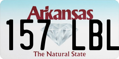 AR license plate 157LBL