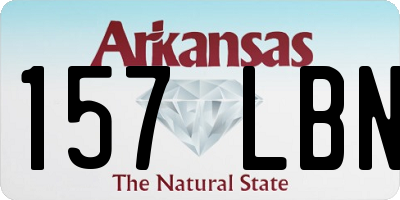 AR license plate 157LBN