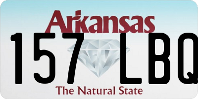 AR license plate 157LBQ