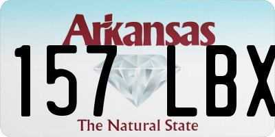 AR license plate 157LBX