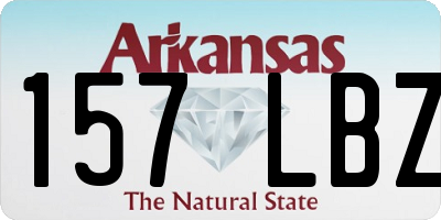 AR license plate 157LBZ