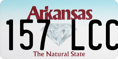 AR license plate 157LCC