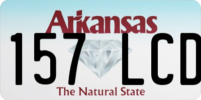 AR license plate 157LCD