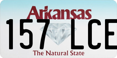 AR license plate 157LCE
