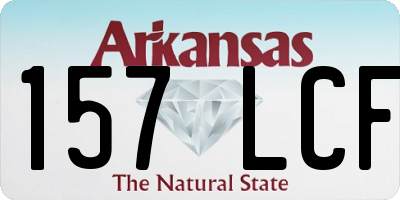 AR license plate 157LCF