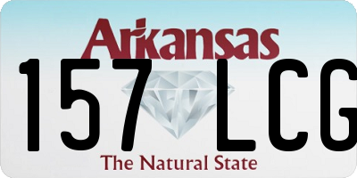 AR license plate 157LCG
