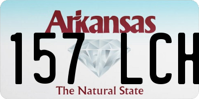 AR license plate 157LCH