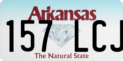 AR license plate 157LCJ