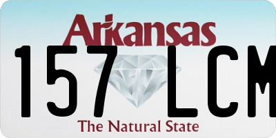 AR license plate 157LCM