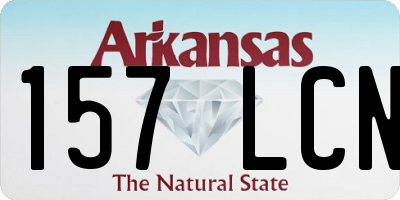 AR license plate 157LCN