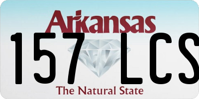 AR license plate 157LCS