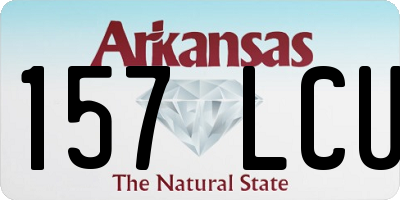 AR license plate 157LCU