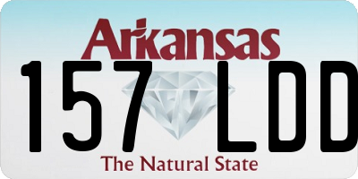 AR license plate 157LDD