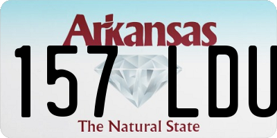 AR license plate 157LDU