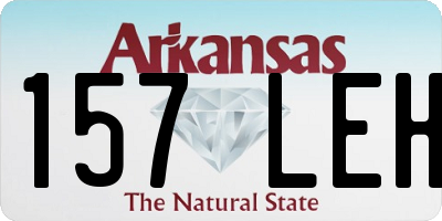 AR license plate 157LEH