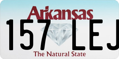 AR license plate 157LEJ