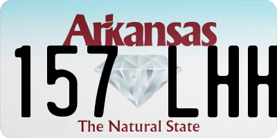 AR license plate 157LHH