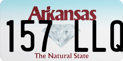 AR license plate 157LLQ