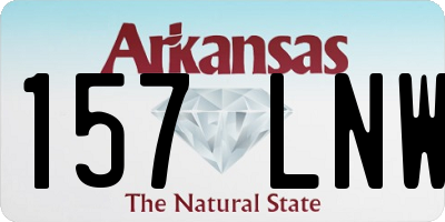 AR license plate 157LNW